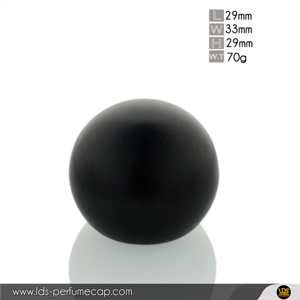 Matt Black Spherical Zamac Parfém víčko
